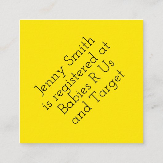 Schlafmütter Begleitkarte (Rückseite)