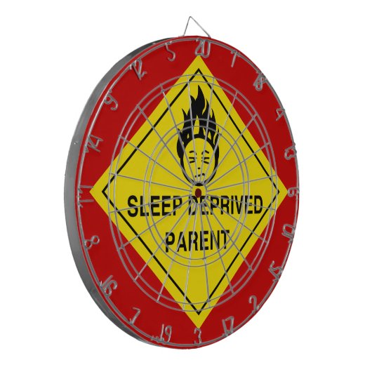 Schlafmütter Dartscheibe (Vorderseite Links)