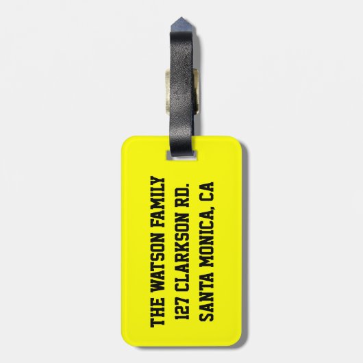 Schlafmütter Gepäckanhänger (Rückseite vertikal)