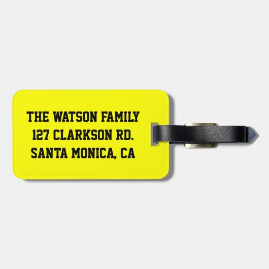 Schlafmütter Gepäckanhänger (Rückseite horizontal)