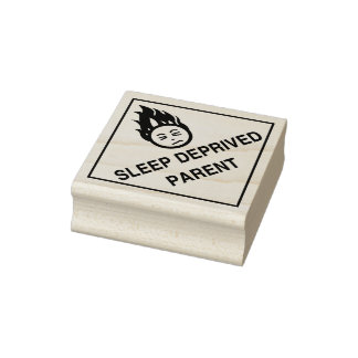 Schlafmütter Gummistempel