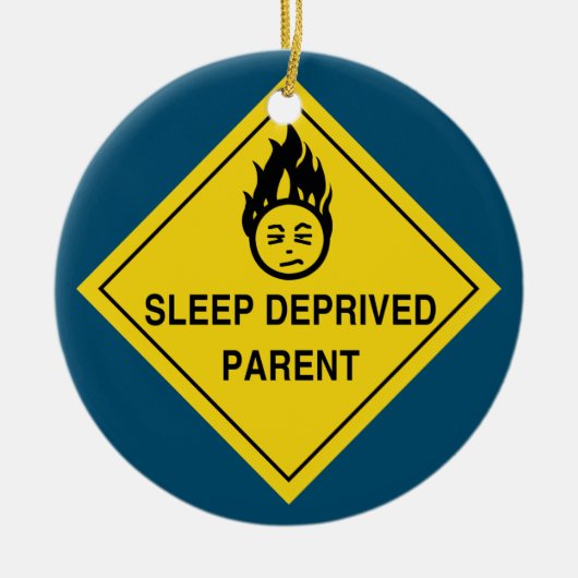 Schlafmütter Keramik Ornament (Vorne)