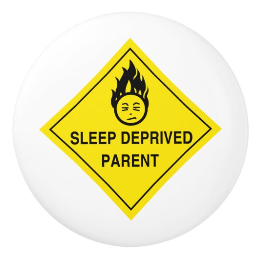 Schlafmütter Keramikknauf (Vorderseite)