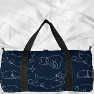 Schlafmütze-Katze kleine Reisetasche – Napping Cat Duffle Bag