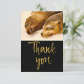 Schlafmützen danke karte (Stehend Vorderseite)