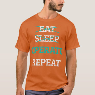 Schlafoperieren wiederholen Arzt Arzt T-Shirt