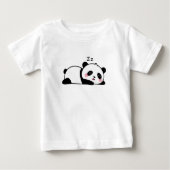 Schlafpanda Baby T-shirt (Vorderseite)