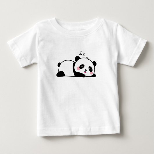 Schlafpanda Baby T-shirt (Vorderseite)