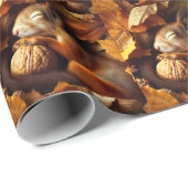 Schlafpapier für Eichhörnchen Geschenkpapier (Rolleneckpunkt)