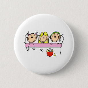 Schlafparty-Button für Mädchen Button