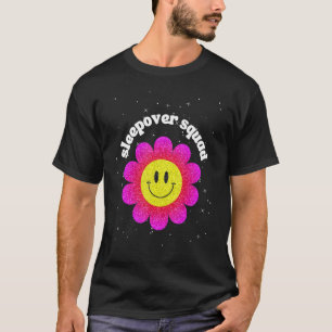 Schlafparty-Truppe Niedliche Gänseblümchen-Blumen- T-Shirt