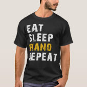 Schlafpiano T-Shirt (Vorderseite)