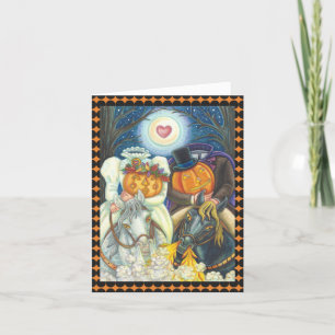 SCHLAFPLATTE WEDD HALLOWEEN NOTE CARD *VERSE KARTE