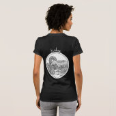 Schlafplätze draußen. Es ist intensiv. Camping T-Shirt (Schwarz voll)