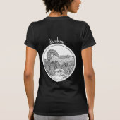 Schlafplätze draußen. Es ist intensiv. Camping T-Shirt (Rückseite)