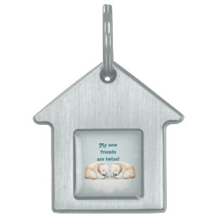 Schlafpolar Bären Twins Baby Dusche Tiermarke