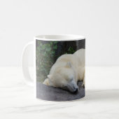 Schlafpolarbär Kaffeetasse (Vorderseite Links)