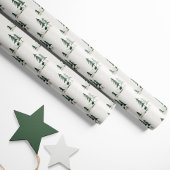 Schlafpolarbär Winterwaldcreme Geschenkpapier