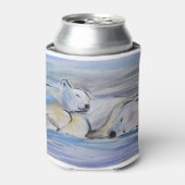 Schlafpolarbären Dosenkühler (Kanne Vorderseite)