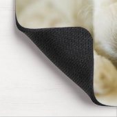 Schlafpoodle Welpe 2 Mousepad (Ecke)