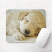 Schlafpoodle Welpe 2 Mousepad (Mit Mouse)