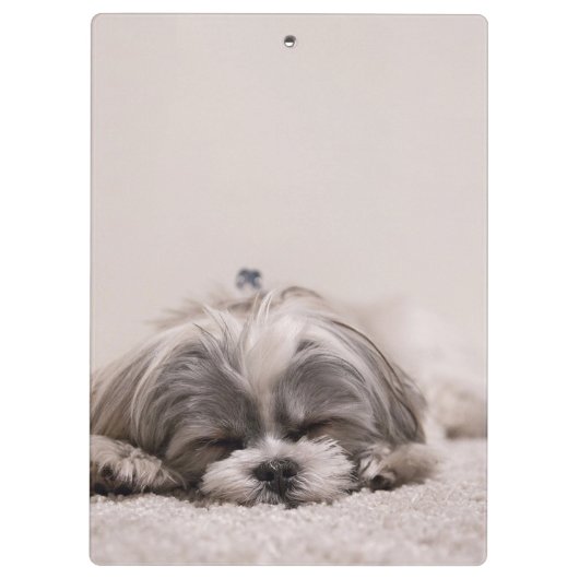 Schlafpuppe Klemmbrett (Rückseite)