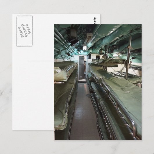 Schlafquartiere Postkarte (Vorne/Hinten)