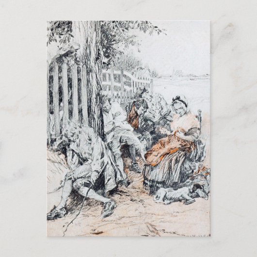 Schläfrig Hollow: Ein schlauer, träumlicher Einflu Postkarte (Vorderseite)