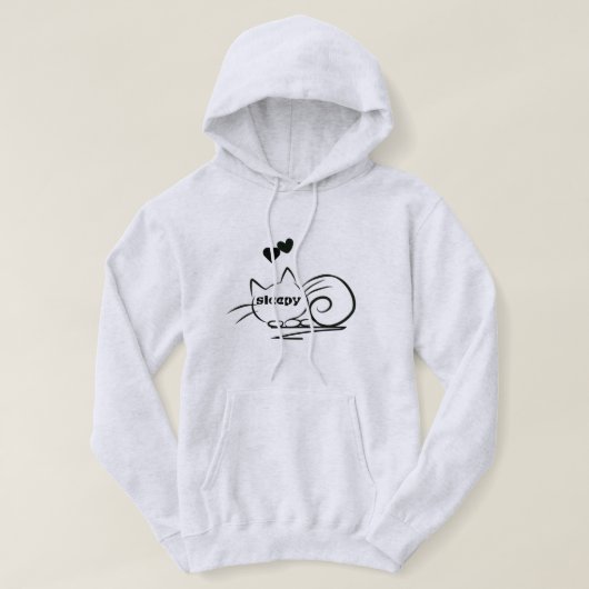 schläfrig hoodie (Design vorne)