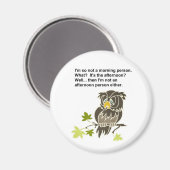 Schläfrig Magnet (Vorderseite/Rückseite)