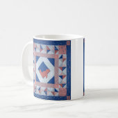 Schläfrige Bärn-Steppdecke Kaffeetasse (Vorderseite Links)