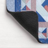 Schläfrige Bärn-Steppdecke Mousepad (Ecke)