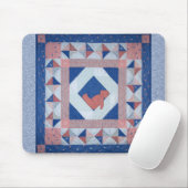 Schläfrige Bärn-Steppdecke Mousepad (Mit Mouse)