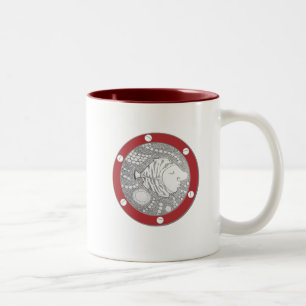 Schläfrige Bignose UnterwasserTasse Zweifarbige Tasse