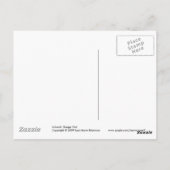 Schläfrige Eulen-Postkarte Postkarte (Rückseite)