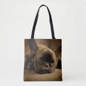 Schläfrige französische Bulldogge Tasche (Vorderseite)
