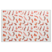 Schläfrige Füchse Stoff (Yard (91,4 cm))