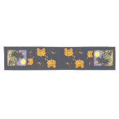 Schläfrige hohle Austausch-Kürbis-Wagen-Tabelle Kurzer Tischläufer (Horizontal)