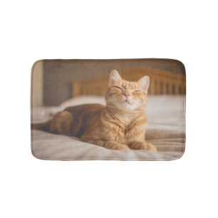 Schläfrige Katze Getty Bild- Badematte