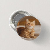Schläfrige Katze Getty Bild-| Button (Vorne & Hinten)