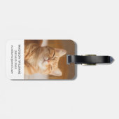 Schläfrige Katze Getty Bild-| Gepäckanhänger (Rückseite horizontal)