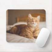 Schläfrige Katze Getty Bild-| Mousepad (Mit Mouse)