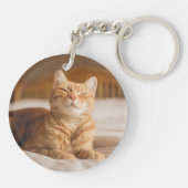 Schläfrige Katze Getty Bild-| Schlüsselanhänger (Rückseite)