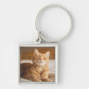 Schläfrige Katze Getty Bild-  Schlüsselanhänger