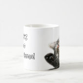 Schläfrige Katze will Kaffee Kaffeetasse (Mittel)