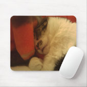Schläfrige Miezekatze Mousepad (Mit Mouse)