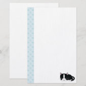 Schläfrige Miezekatze {Smoking} Briefpapier (Vorne/Hinten)