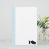 Schläfrige Miezekatze {Smoking} Briefpapier (Stehend Vorderseite)