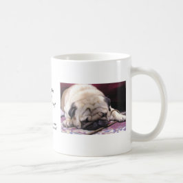 Schläfrige Mops-Kaffee-Tasse Kaffeetasse