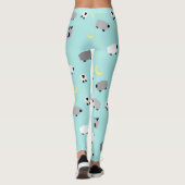 Schläfrige niedliche Leggings der Schaf-Leggings-| (Rückseite)